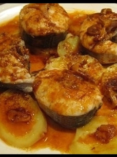 Foto principal de Merluza a la gallega con pimentón