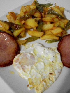 Una foto de Plato combinado de magro de cerdo