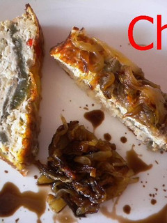 Una foto de Pastel de berenjenas con merluza