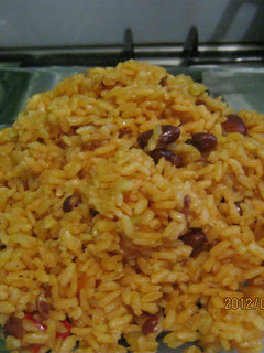 Una foto de Arroz con habichuelas pintas de PR