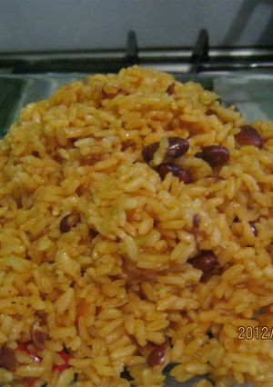 Una foto de Arroz con habichuelas pintas de PR