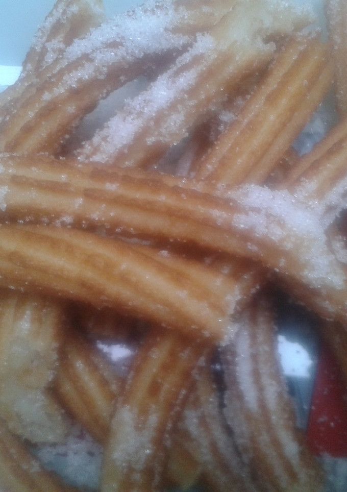 Una foto de Masa de churros