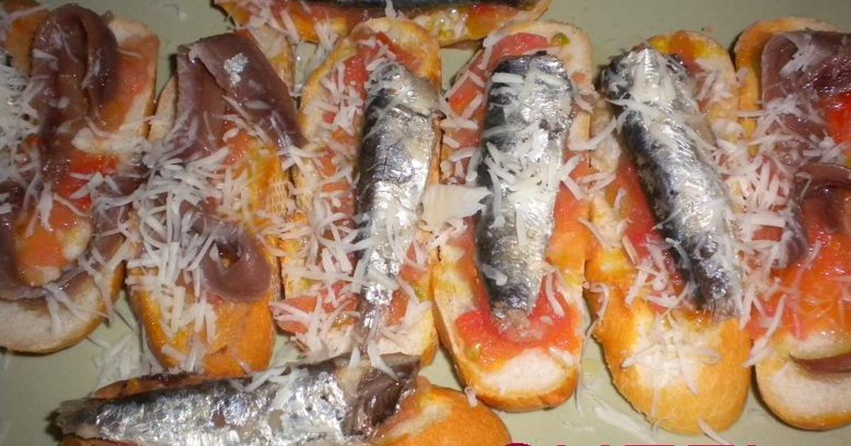 Pinchos de sardinas en aceite Receta de Chefi Martinez- Cookpad