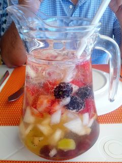 Una foto de Sangría de cava