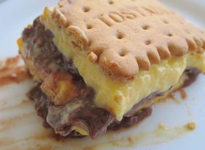 Foto principal de Tarta de galletas con natillas