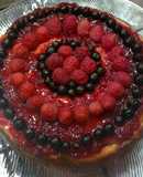 Tarta queso con bayas