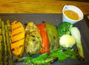 Una foto de Verduras asadas