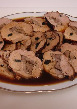 Una foto de Solomillo de cerdo con trufas