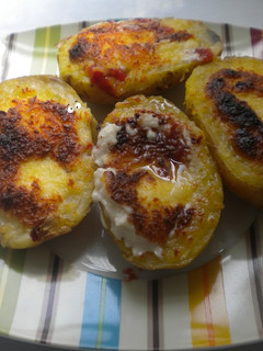 Una foto de Patatas sorpresa gratinadas con queso