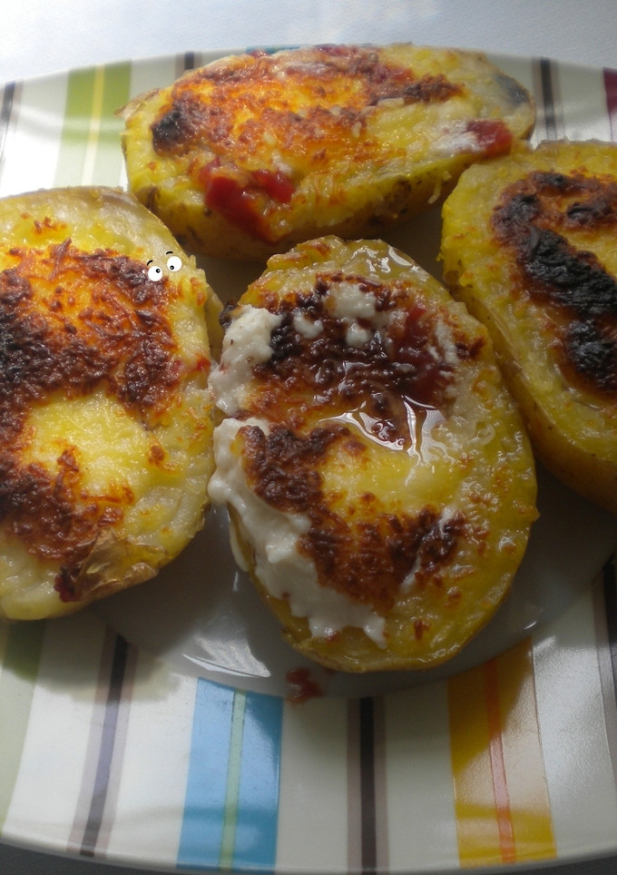 Una foto de Patatas sorpresa gratinadas con queso