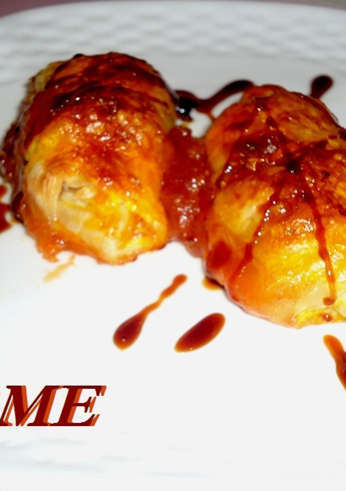 Una foto de Rollitos de hojaldre rellenos de membrillo