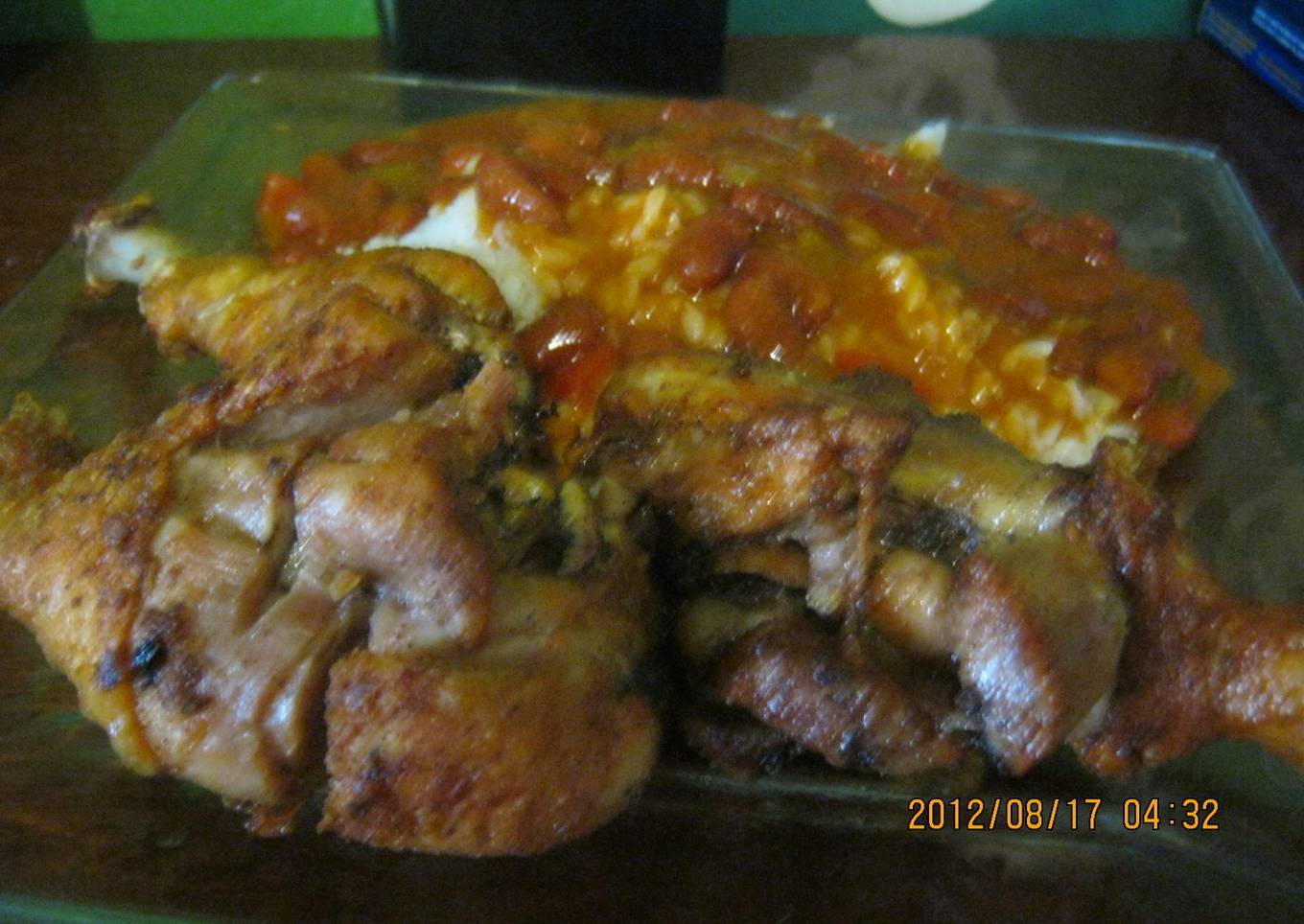 Pollo frito de Puerto Rico