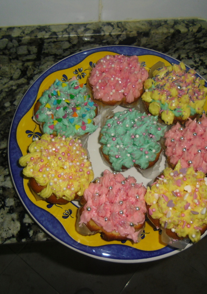 Una foto de Como preparar CUPCAKES caseros