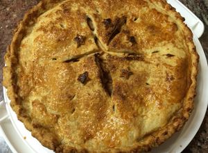 Una foto de Apple pie