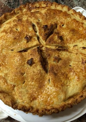 Una foto de Apple pie
