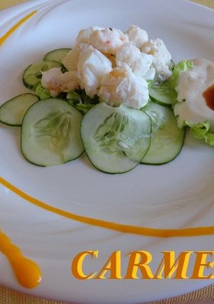 Una foto de Ensalada de langosta cubana