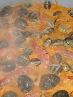 Una foto de Rape en salsa de bogavante