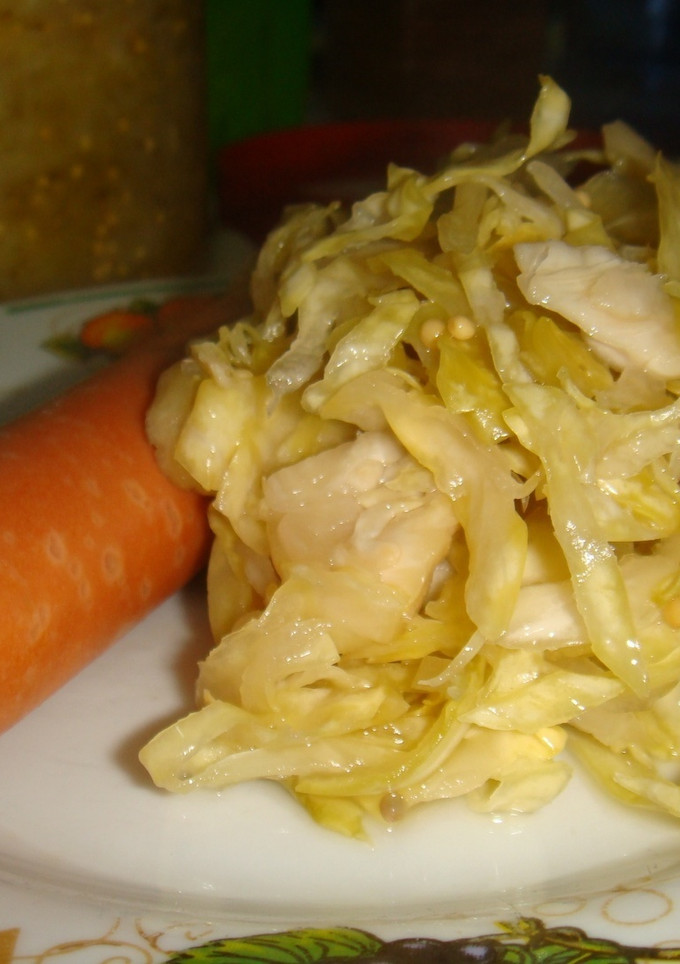 Una foto de Sauerkraut alemán