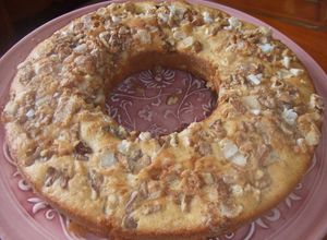 Foto principal de Torta savarín de manzana y nueces