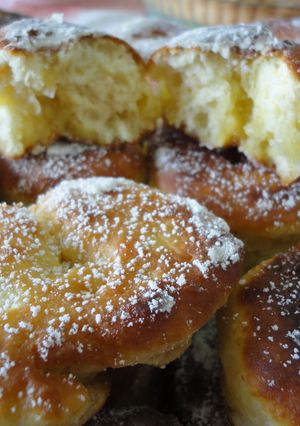 Una foto de Rosquillas de queso / rosquillas fritas