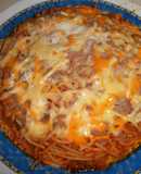 Espaguettis bomba al asadillo