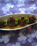 Higos bañados en chocolate