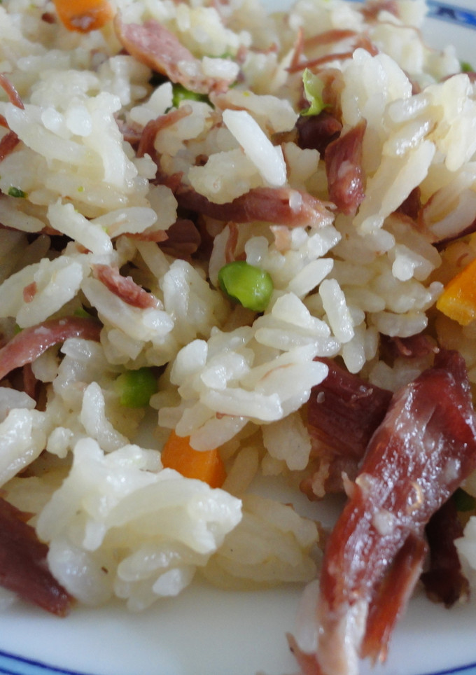 Una foto de Arroz thai al jazmín con pato