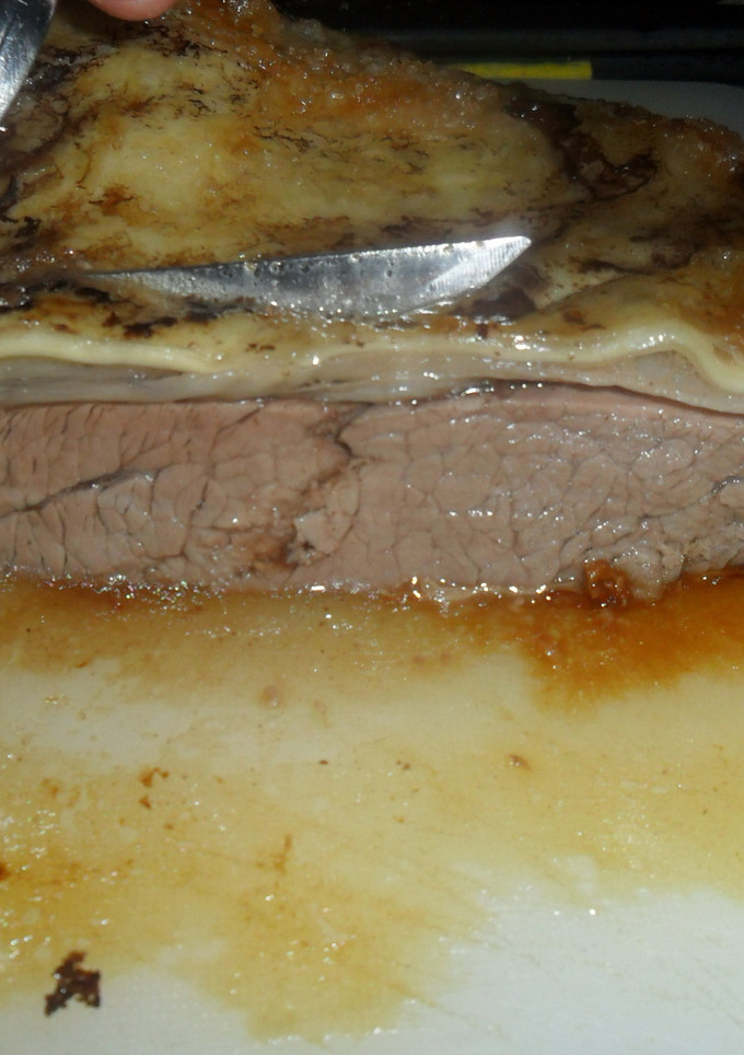 Una foto de Vacío al horno argentino