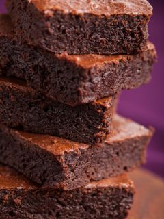 Una foto de Brownies sin gluten