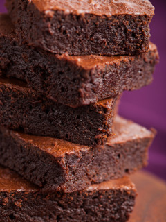 Una foto de Brownies sin gluten