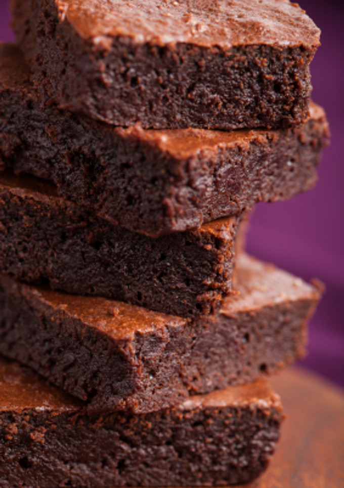 Una foto de Brownies sin gluten