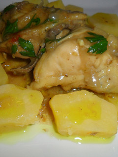 Una foto de Pollo a la mostaza y miel