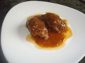 Una foto de Carrilleras de cerdo al Pedro Ximénez de la iaia