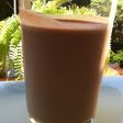 Batido de galletas y chocolate