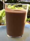 Batido de galletas y chocolate