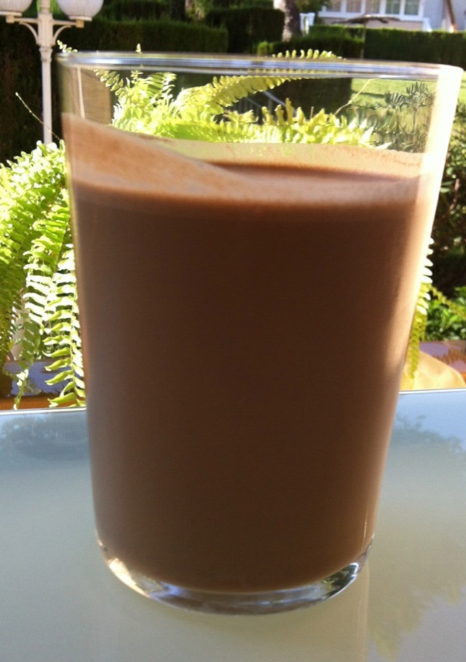 Una foto de Batido de galletas y chocolate