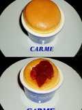 Soufleé con compota