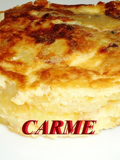 Una foto de Timbal de tortilla de patatas