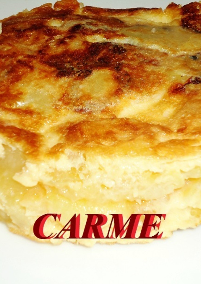 Una foto de Timbal de tortilla de patatas