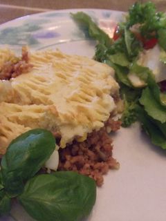 Una foto de Pastel de carne al estilo de mamá