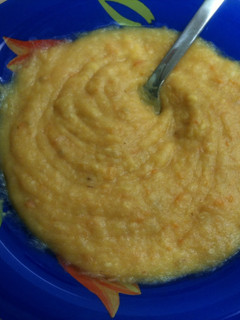 Una foto de Puré de patata con calabacín