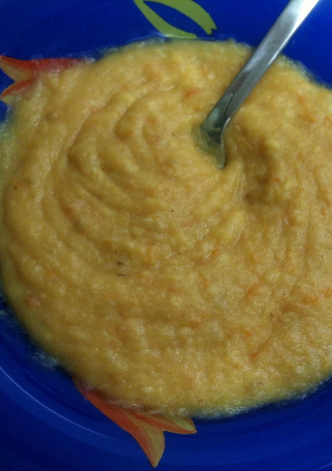 Una foto de Puré de patata con calabacín