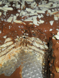 Una foto de Torta de galletitas de hojaldre