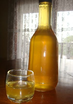 Una foto de Licor de naranjas