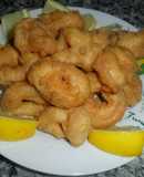 Calamares en tempura