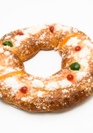 Una foto de Roscón de reyes sin gluten