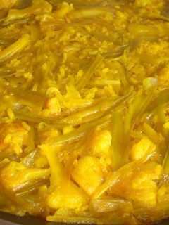 Una foto de Paella de col