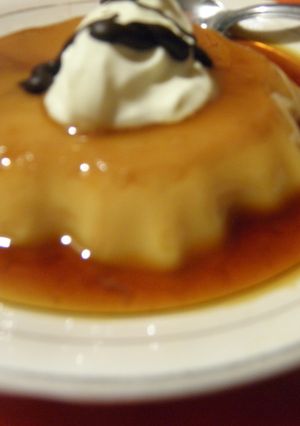 Una foto de Flan de champagne