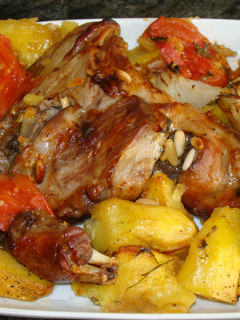 Una foto de Asado de cordero lechal
