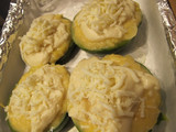 Zapallitos rellenos con puré de papa